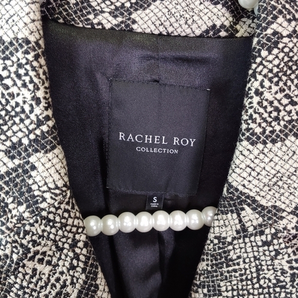 RACHEL Roy Snake Print Tie Blazer - Picture 4 of 7